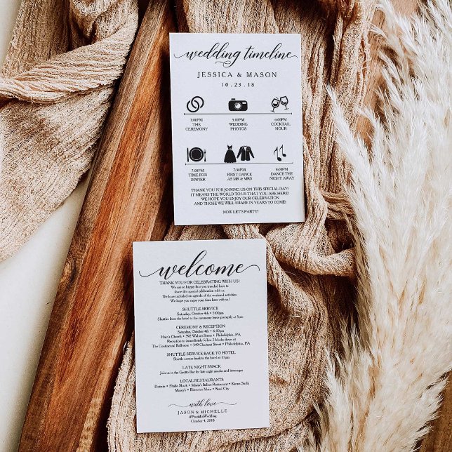 Programme de mariage Icon et Accueil de mariage (Créateur téléchargé)