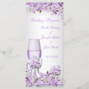 Programme de mariage Lavande pourpre Lilac Blossom