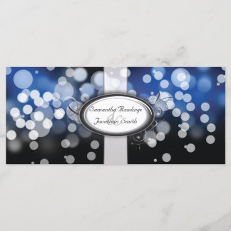 Programme de mariage - Lumières Bleues et Argent