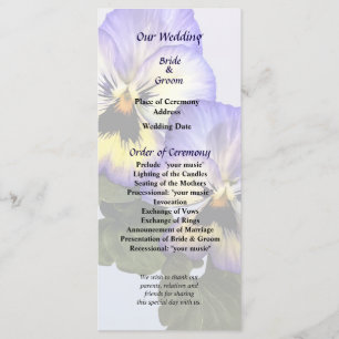 Programme de mariage Pansy Duo