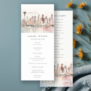 Programme de mariage paysage de Seattle Washington