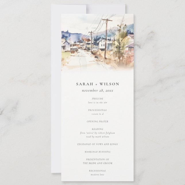 Programme de mariage paysager à Asheville Caroline (Devant)