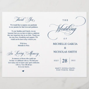 Programme de mariage pliable de la marine moderne 