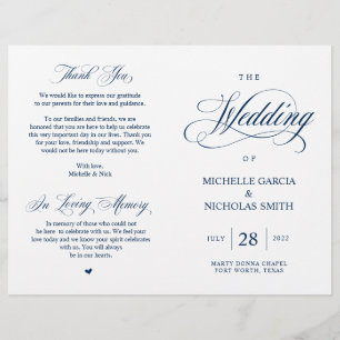 Programme de mariage pliable de la marine moderne 