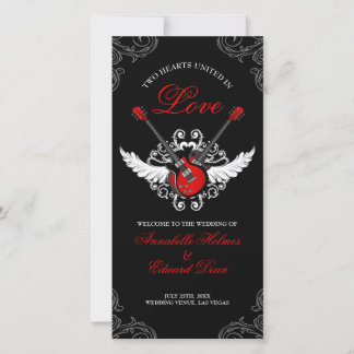 Programme de mariage rock et roll