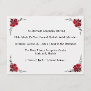 Programme de mariage Shalicia