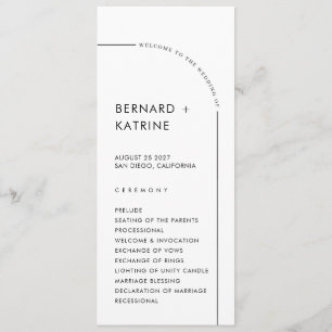 Programme de mariage simple