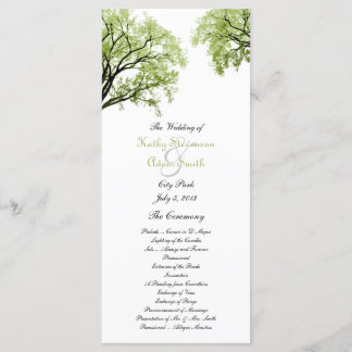 Programme de mariage Spring Trees 2