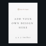 Programme de mariage unique de 5 x 7 pouces/menus<br><div class="desc">Achetez un design à makemedigital.etsy.com ou makemedigital.shop et modifiez-le dans Templett avec votre lien d'accès fourni après l'achat. Téléchargez en JPG avec l'option "saigner" sélectionnée. Téléchargez vos dessins ici.</div>