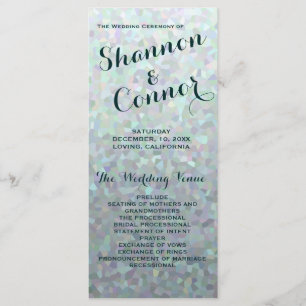 Programme de mariage vert irlandais