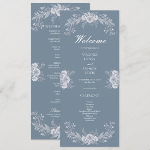 Programme de mariage victorien classique avec Flor