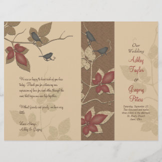 Programme de Mariages de automne pour les oiseaux