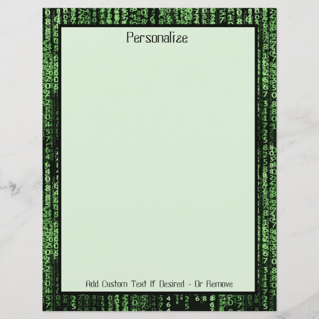 Programme de matrice de données informatiques pers (Devant)