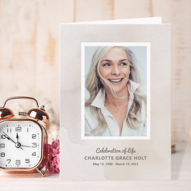 Programme de Mémorial Photo Peint Doucement (Créateur téléchargé)