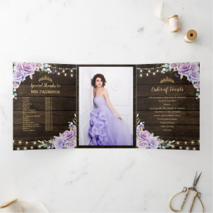 Programme de Quinceañera de la Forêt Enchantée Fle