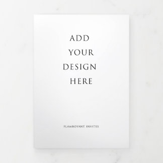 Programme de triple lettre de 5 po x 7 po Mariage