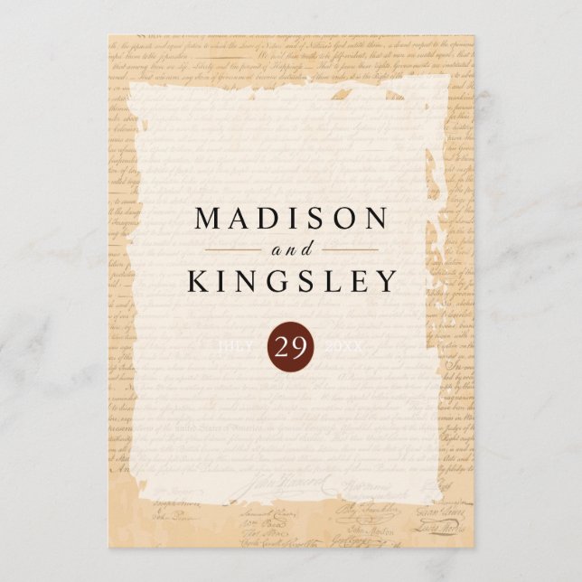 Programme Déclaration d'indépendance 📜 Parchemin de 1776 (Devant)