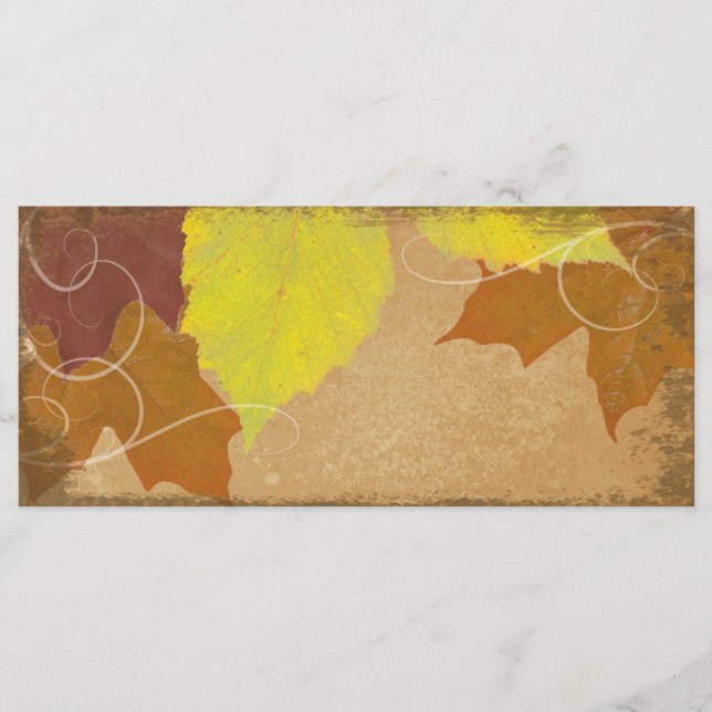 Programme d'Eglises Mariages de automne vintages F (Devant)