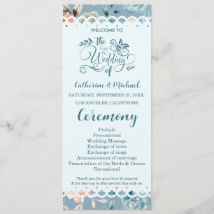 Programme Dentelle florale bleu foncé Calligraphie décorat