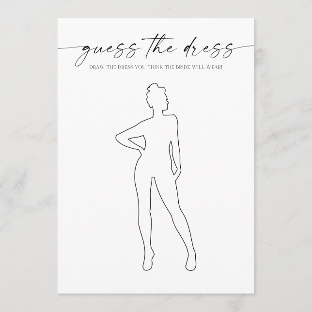 Programme Devinez le jeu de la Fête des mariées vestimentair (Devant)