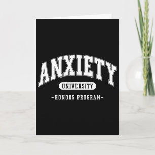 Programme d'honneurs d'anxiété universitaire Drôle