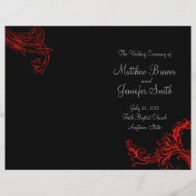 Programme d'ordre de service et de cérémonie des M