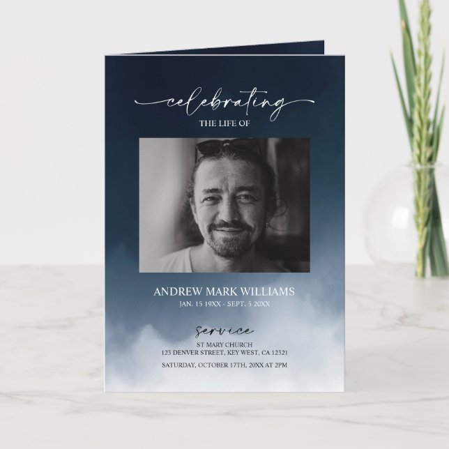 Programme d'ordre des services funéraires de la Ma (Devant)