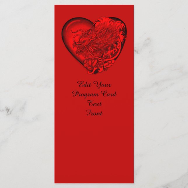 Programme Dragon Heart (Devant)