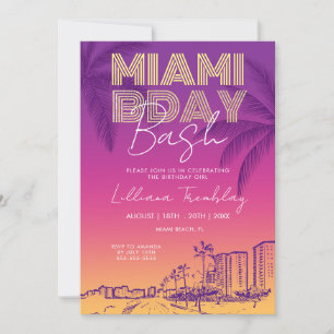 Programme du week-end d'anniversaire à Miami Beach