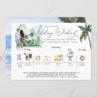 Programme du week-end de mariage | Plage tropicale