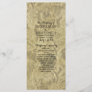 Programme Élégant de Mariage au Vignoble de Raisin