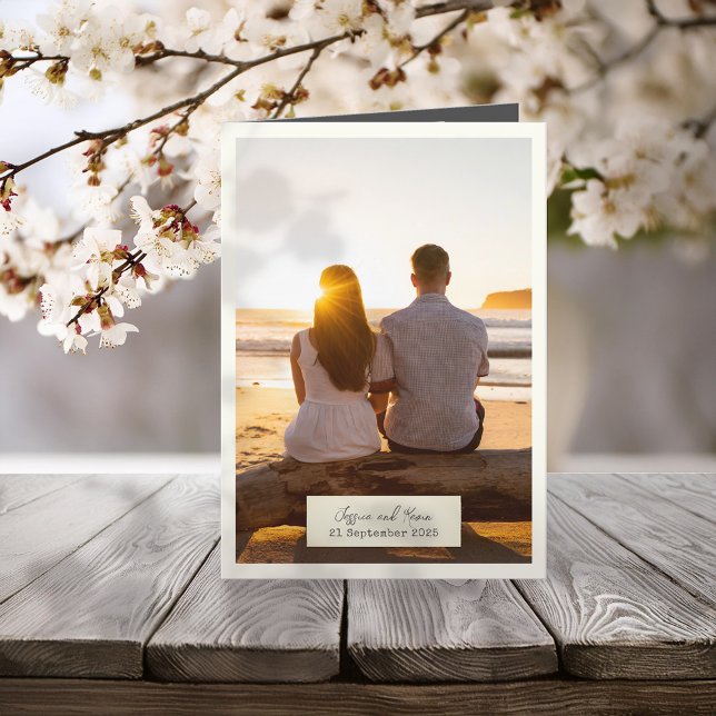 Programme Elégant Mariage rustique avec photo (Créateur téléchargé)