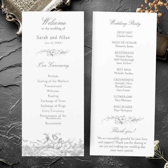 Programme Élégant Rococo Floral Français (Créateur téléchargé)