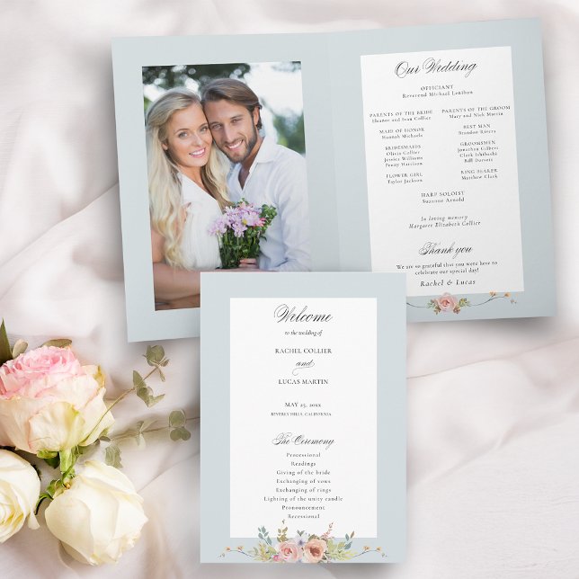 Programme Élégante calligraphie florale Pastel Boho (Créateur téléchargé)