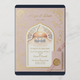 Programme ElegantGoldWeddingInvitation