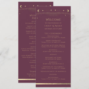 Programme Espace astronomique mystique Plum Gold Sun Moon
