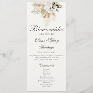 Programme espagnol de mariage des choeurs
