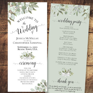 Programme Eucalyptus rustique et Mariage vert