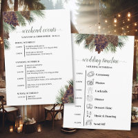 Événements de mariage et calendrier Cônes de pin r