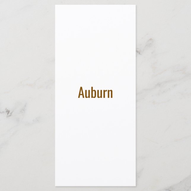 Programme Faites de votre marque un plat 4" x 9" (Devant)