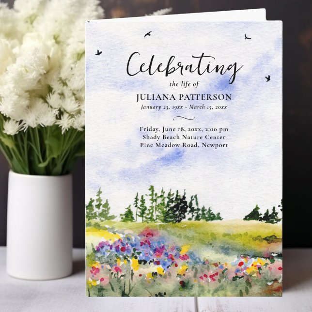 Programme Fleur sauvage photo de terrain Célébration de la v (Créateur téléchargé)