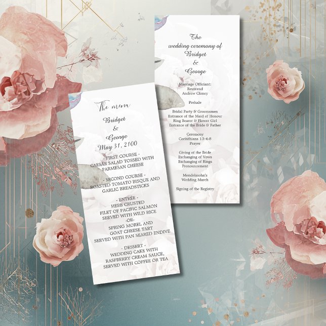 Programme Fleur sauvage rose   de pivoine florale mariage (Créateur téléchargé)