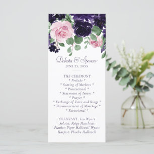 Programme Fleurs luxuriantes Garland de rose violet et ros