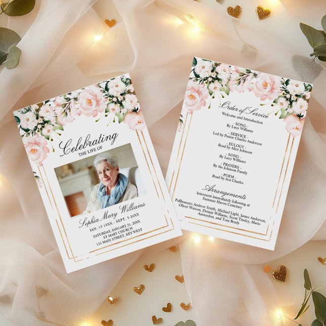 Programme Fleurs violettes Ordre funéraire (Créateur téléchargé)