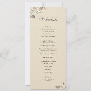 Programme floral vintage de bordure