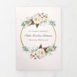 Programme Flower Celebration of Life