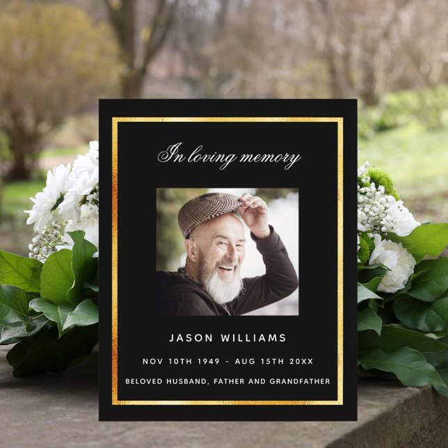 Programme funéraire en or noir (Créateur téléchargé)