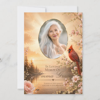 Programme funéraire mémorial du cardinal pour elle