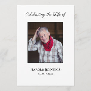 Programme funéraire minimal Ordonnance de service