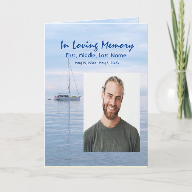 Programme funéraire voile voile voile voile voile  (Devant)